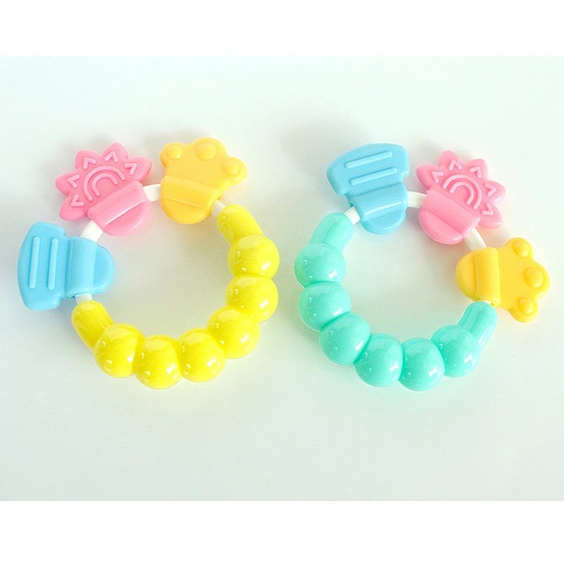 Wholesales Baby DIY Pacifier Clipy  Silicone chew Beads Chain Non-toxic baby Teethers custom silicone bead bracelets
