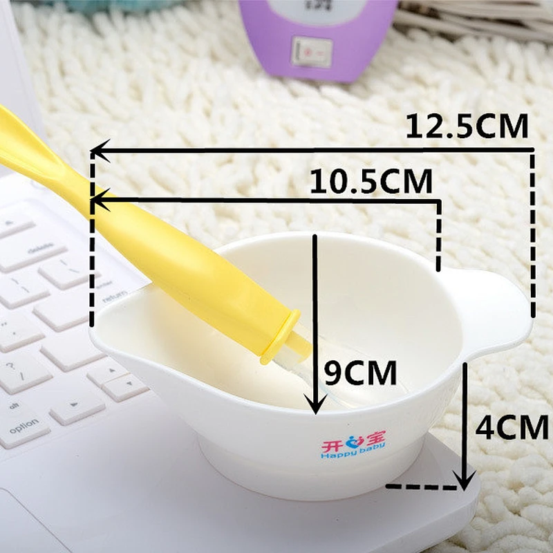 factory custom silicone Bowl and Spoon  Children's Supplementary  baby  food serving food baby set with lid and spoon