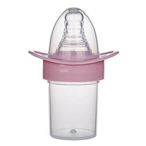 Compact environmental protection anti-flatulence silicone baby bottle