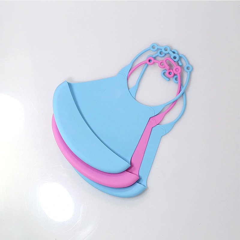 factory  price custom made  printed white rabbit silicone bandana bibs