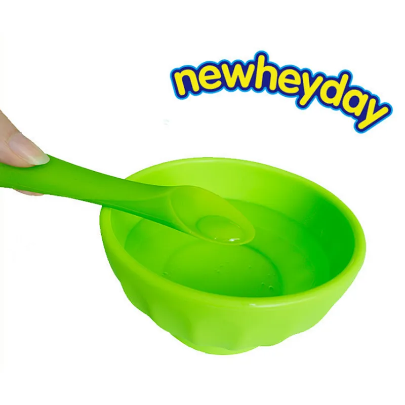 2019 Hot selling FDA bamboo silicone baby spoon
