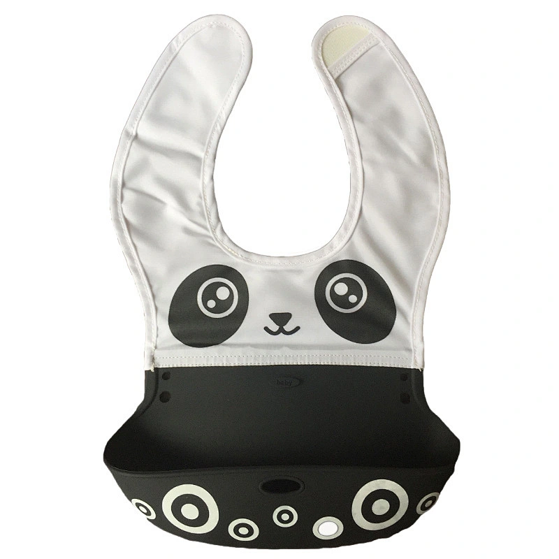 custom  food grade silicone product custom printed disposable plastic bibs lobster oem