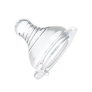 Supplier Eco-friendly Safety Customized Silicone Transparent Baby Nipple