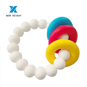 custom silicone bead silicone  teething gel toy BPA FREE