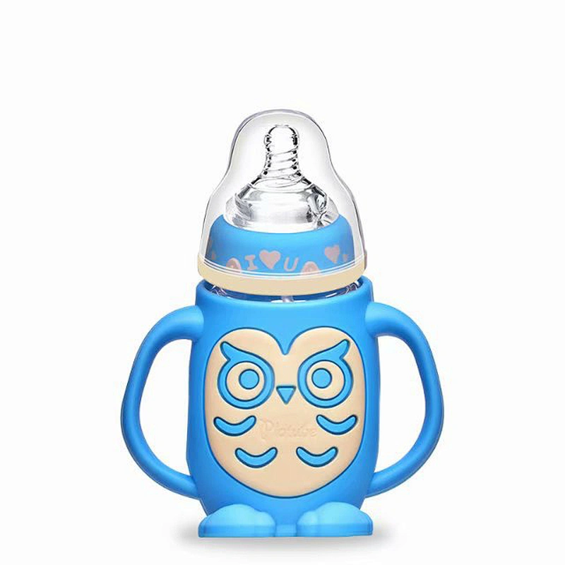 2019 most popular not-toxic food grade silicone baby bottle with nipple