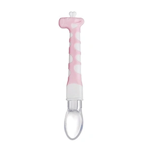silicone  baby teether spoon  deer head desgin  soft baby spoon  temperature custom