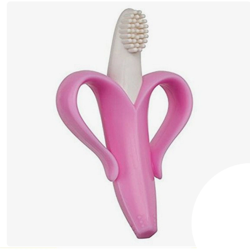BPA free silicone  Baby  teething silicone baby tooth brush  teether