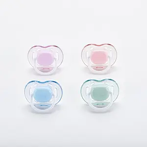 Wholesale customized Food Grade Silicone pacifer clip silicone baby feeding pacifier
