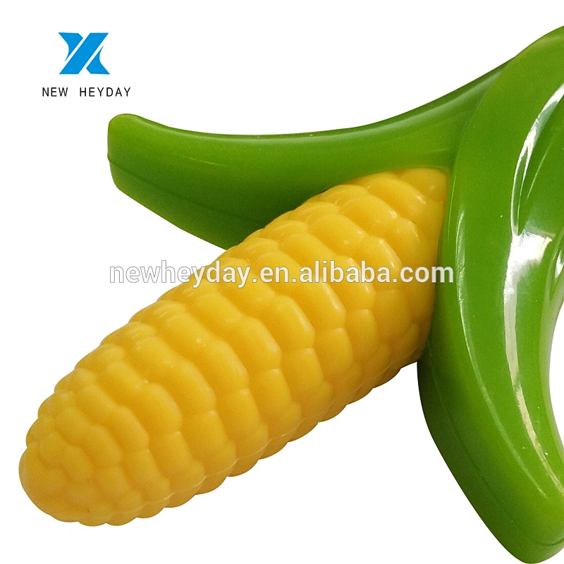 FDA corn shape new baby soft silicone teether