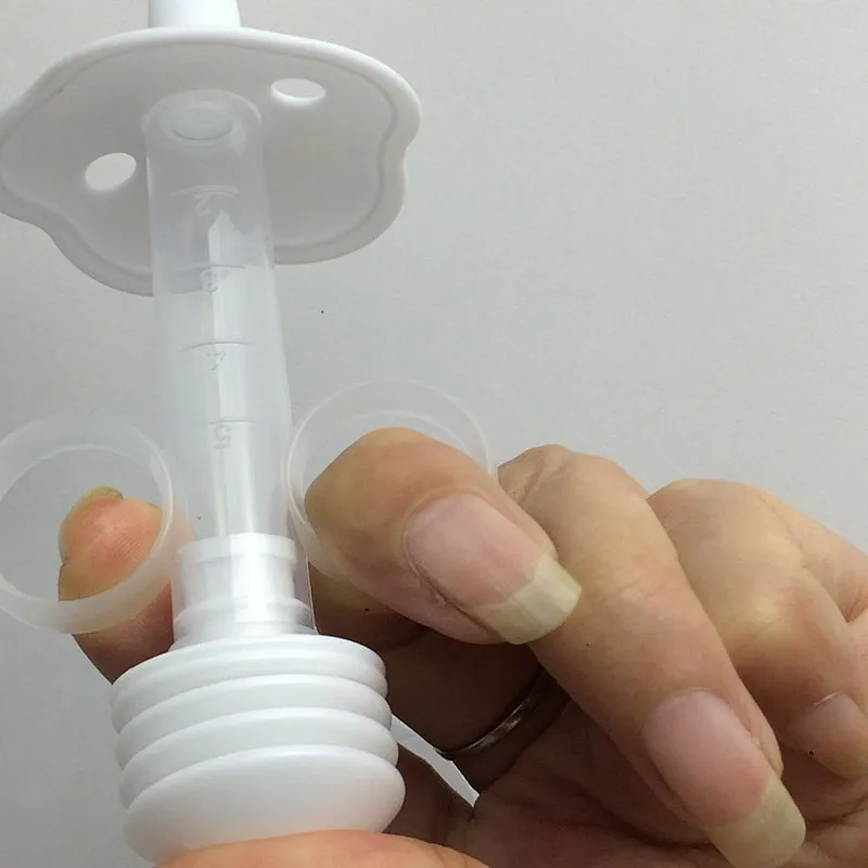 Baby  liquid food Medicine dropper fruit  juice Needle Feeder Feeding Flatware Utensil