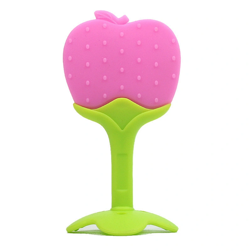 New Fashion toy Fruit vegetables names and babi grape teether silicone