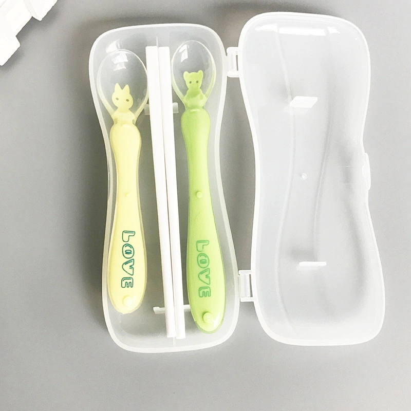 factory stock wholesale silicone kids  tableware children tableware spoon fork plate custom