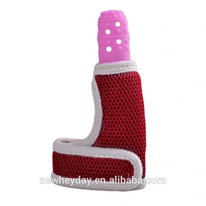 The latest design custom colorful food grade silicone baby teether