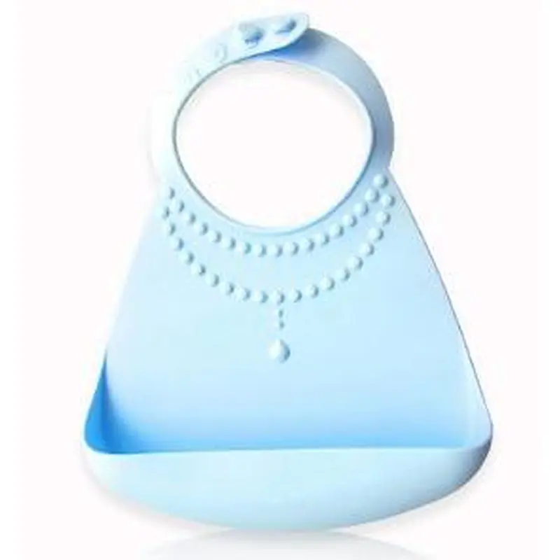 Cheap China Wholesale Custom Printing Waterproof Silicone Baby Bib With Pocket For Baby Feeding