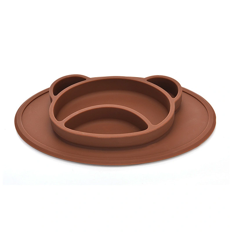 custom feeding  baby silicone   Cartoon animal shaped bowl  suction   Tableware for  Toddlers