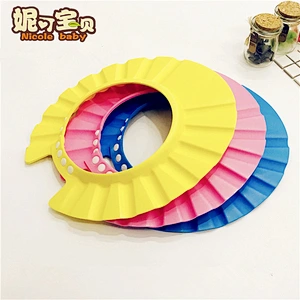 Factory  Custom waterproof EVA   Baby Shampoo Shower Bathing Protection Bath Soft Cap Soft Adjustable Visor Hat  kid reusable