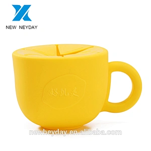 Silicone snack bowl for kids spill-proof
