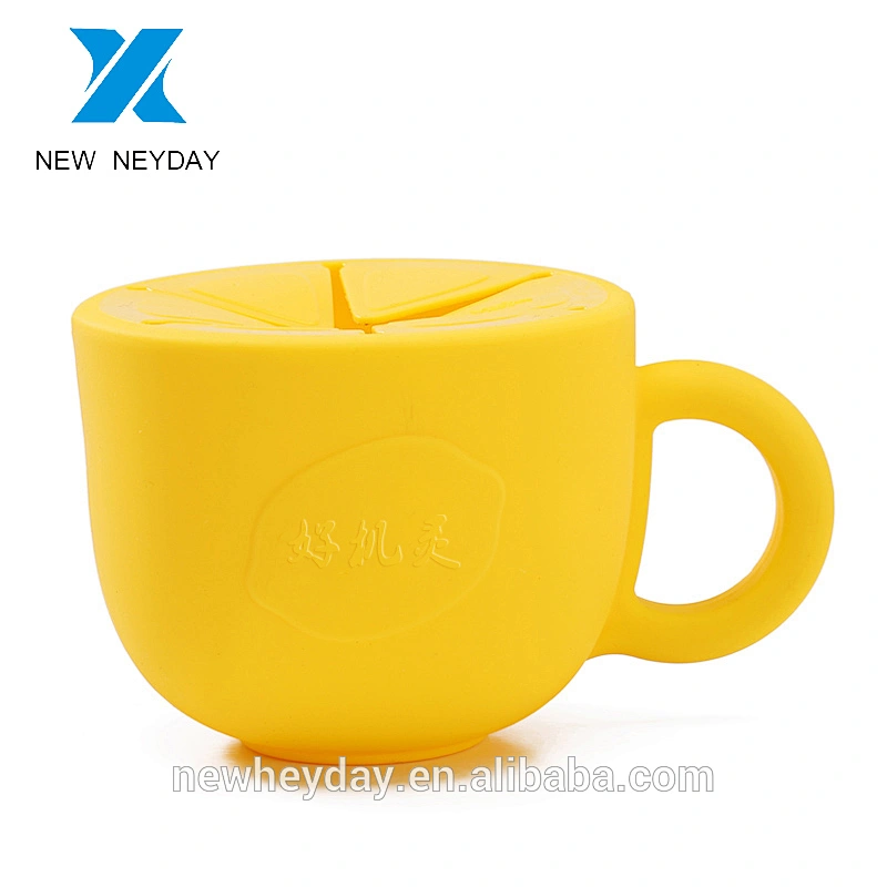 Silicone snack bowl for kids spill-proof