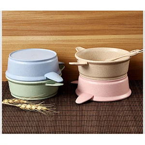 customized New Item High Quality Kids Baby Toddlers Feeding Dishes Non-Stick Flexible Easy Clean Food Grade Silicone Bowl