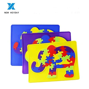 Non-toxic environmental protection children love puzzle silicone puzzle