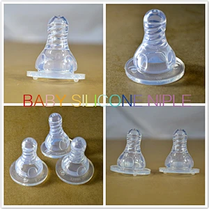 Food grade  foldable silicone teether and soft baby nipple teether