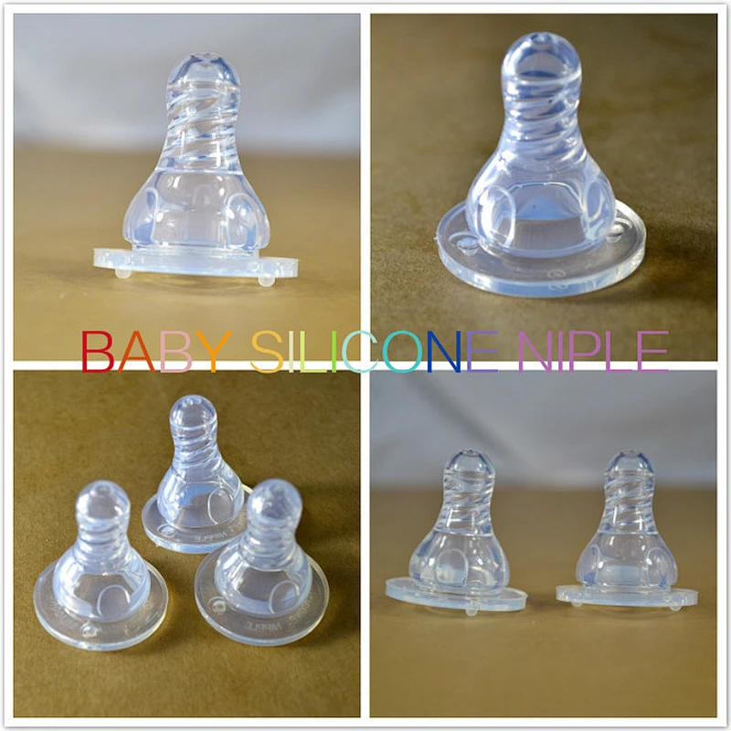 Food grade  foldable silicone teether and soft baby nipple teether