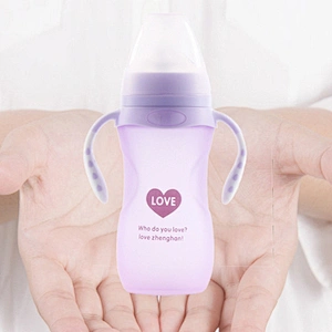 240ml thermal  baby bottle  feeder water glass bottle cap feeder  custom