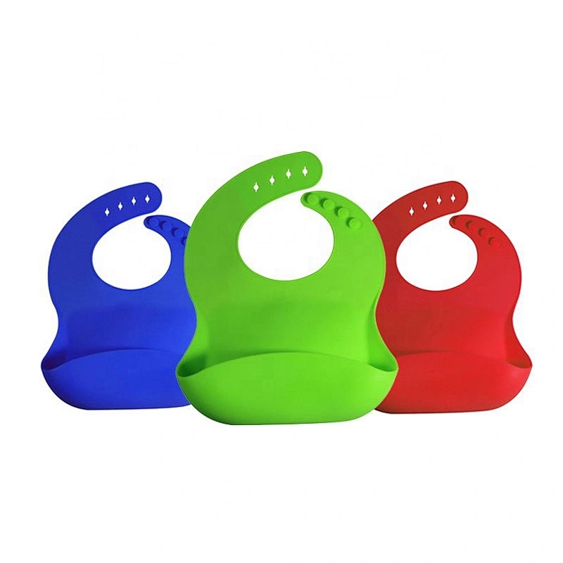Waterproof Silicone Easily Wipes Clean Comfortable Soft Baby Bibs Keep Stains Off  Cute Silicone Bibs for Babies & Toddlers