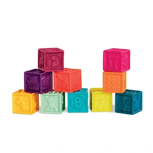 custom  Educational children BB Sounds  puzzle large  silicone blocks toy