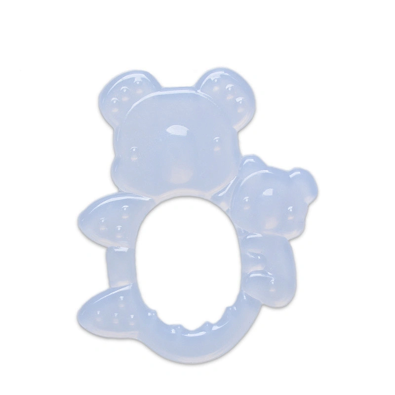 Washable elastic food grade safety silicone teether