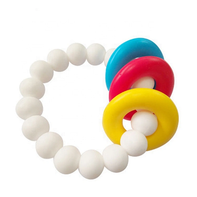 food grade silicone silicon sports necklace  Bead silicon teething necklace for mom