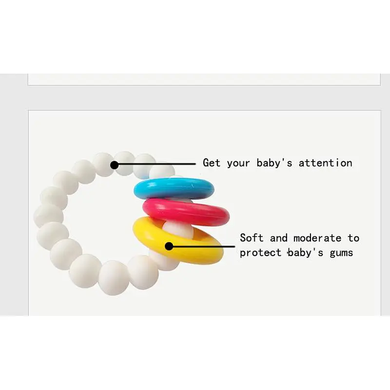 fashion food grade baby silicone beads teething