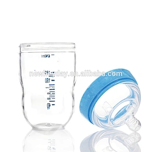 BPA Free 100% Food Grade comotomo manufacturers 16oz smart hands free wide neck baby silicone milk feeding baby bottle