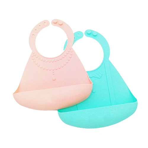 Hot Sale Lovely  food grade  silicone baby bibs for newborns baby