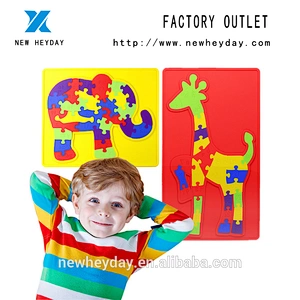 Educational Child Toys Silicone sjigsaw puzzle