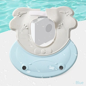 custom adjustable  frog shower cap  waterproof hair wash end cap silicone  pp