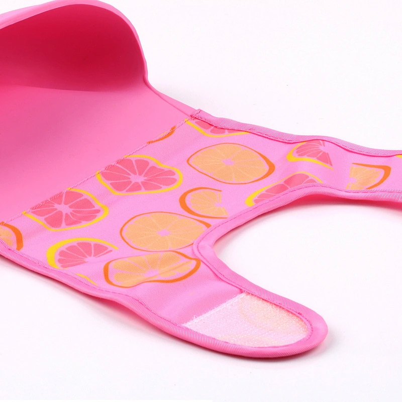 low moq spot stock wholesale waterproof bibs baby boy  silicone bibs cotton baby   printed cloth training bibs