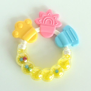 Wholesales Baby DIY Pacifier Clipy  Silicone chew Beads Chain Non-toxic baby Teethers custom silicone bead bracelets