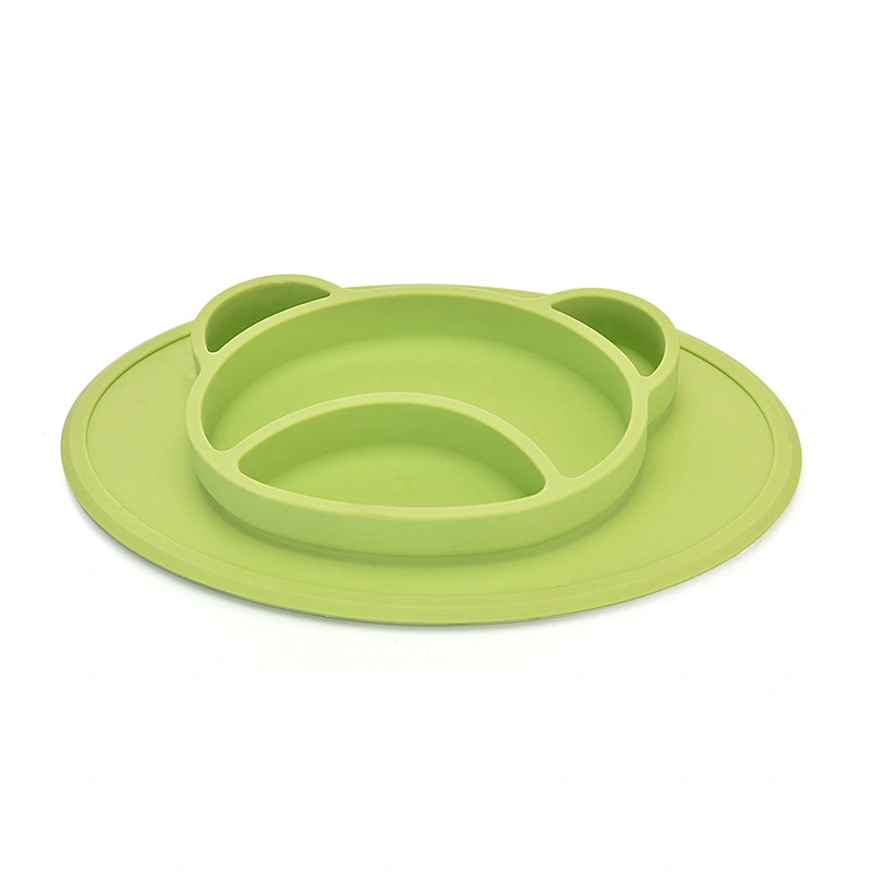 custom feeding  baby silicone   Cartoon animal shaped bowl  suction   Tableware for  Toddlers