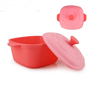 factory custom  mini function silicone baby food storage  cover bowl   food serving food baby  bowl with cover