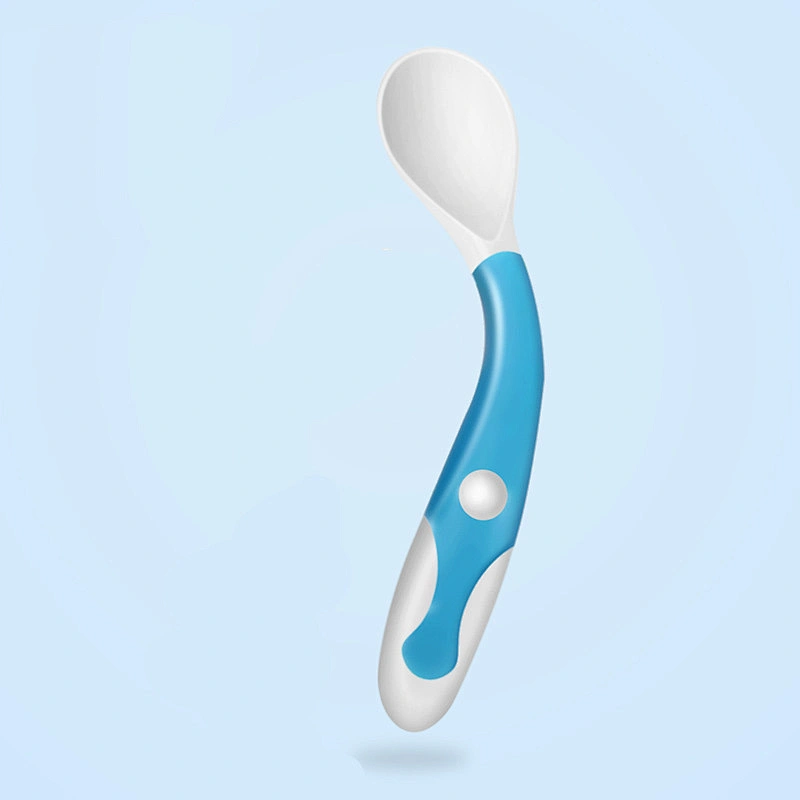 food grade silicone bendable baby spoon  twist spoon design  custom