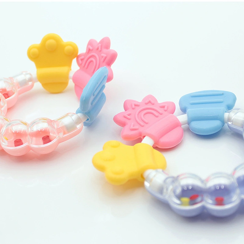 Wholesales Baby DIY Pacifier Clipy  Silicone chew Beads Chain Non-toxic baby Teethers custom silicone bead bracelets
