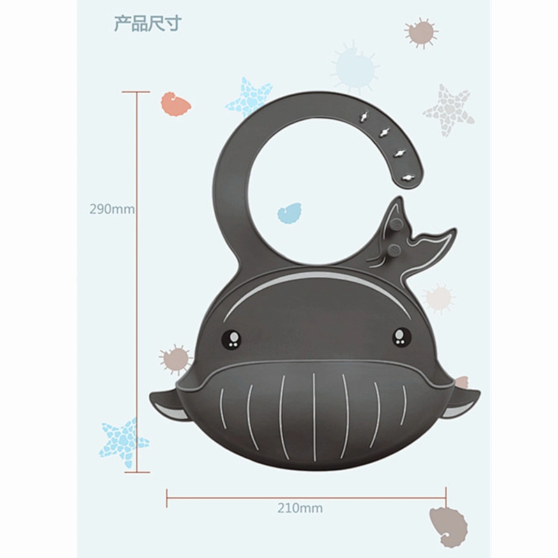 custom bibs  silicone octopus animal design print waterproof printed disposable adult bibs