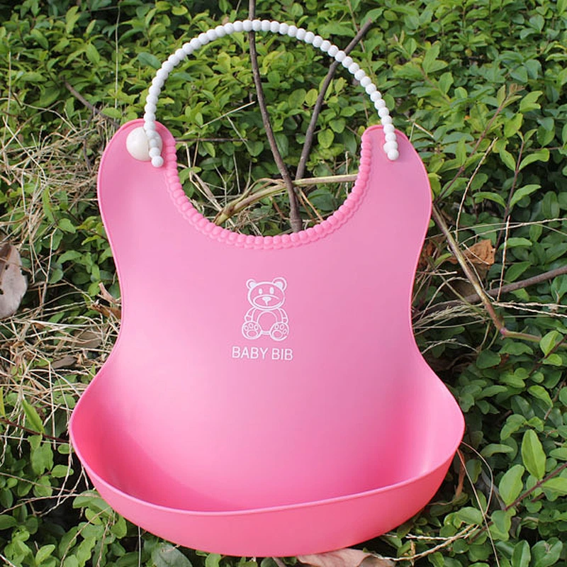custom  food grade silicone product neoprene bibs printed seafood  disposable  baby bibs white plain