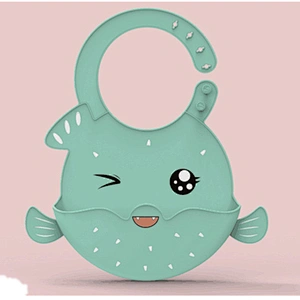 Hot sale custom bpa free print silicone bibs with plain style