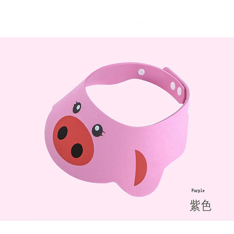 Eco-friendly durable waterproof cute EVA baby shower cap  sunhat for bathing or outdoor activity