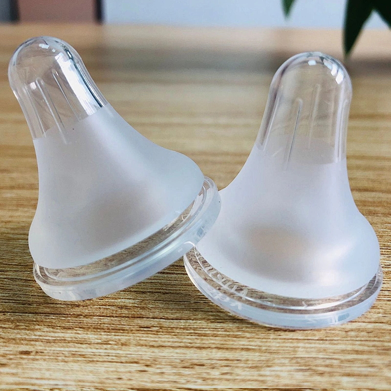 Food grade baby bottle nipple  soft baby nipple teether baby silicone nipple manufacturers