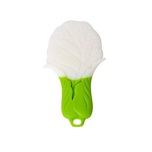 Factory Price  Food Grade Fancy  Cabbage  Silicone Baby Teether Toys