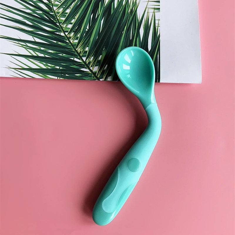 baby  love spoon  toy Sensible temperature twist spoon 3 color available package