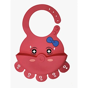 custom bibs  silicone octopus animal design print waterproof printed disposable adult bibs